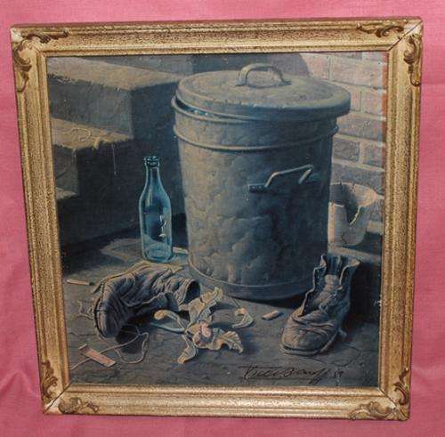 Vintage Framed Tretchikoff Print 285x305mm see all photo's