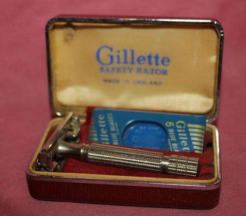 Vintage Gillette Safety Razor made in England