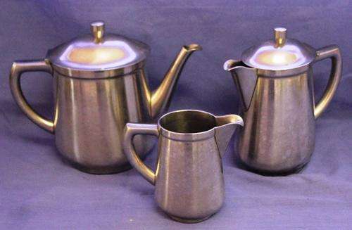 3 Vintage WMF made in Germany Jugs 1.00L , 0.70L and Milk Jug total weight 1,775g -185mm High