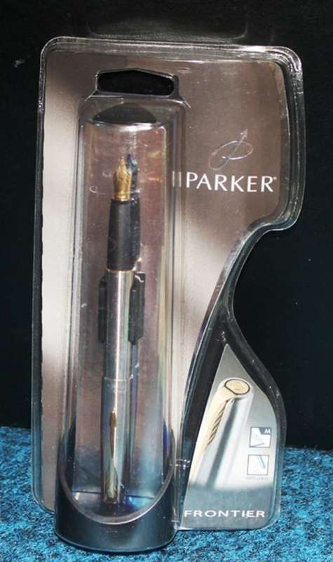 Parker Frontier Fountain Pen - Un-opened -Medium Stainless Steel Nib