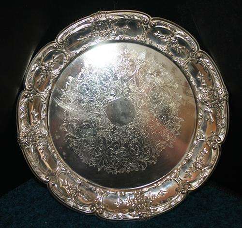 A Steel Plated Tray 273mm -