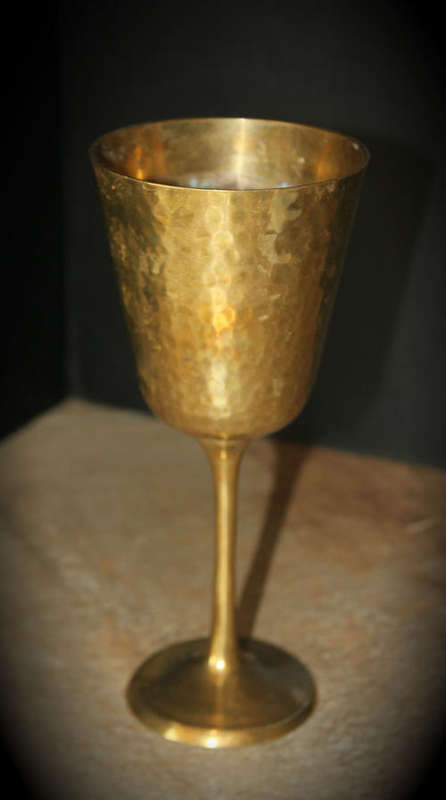 a Brase Vase 195x86mm -240g made in India , - 240g