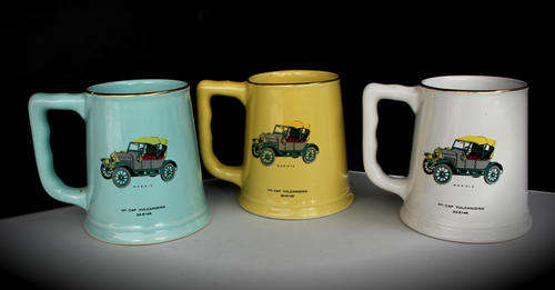 3 x Drosdy Ware Mugs Made in S.A Vintage Morris Hi-Cap Vulcanizing 33-5145 - 1.534kg - 124x160x117mm