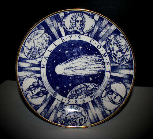 Collectable Heritage Porcelain -Limited Edition Plate 1986 Halley's Comet Reg.no 0931 -277mm