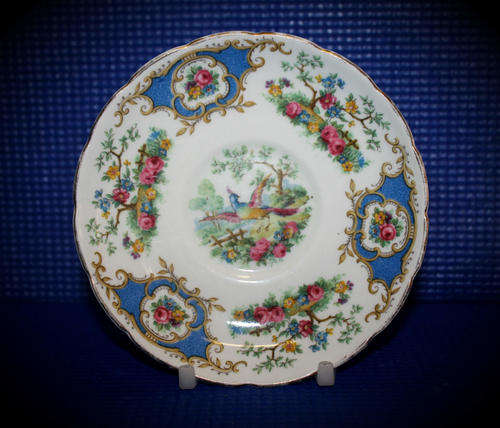 Vintage Foley English China Saucer Broadway E Brain & Co