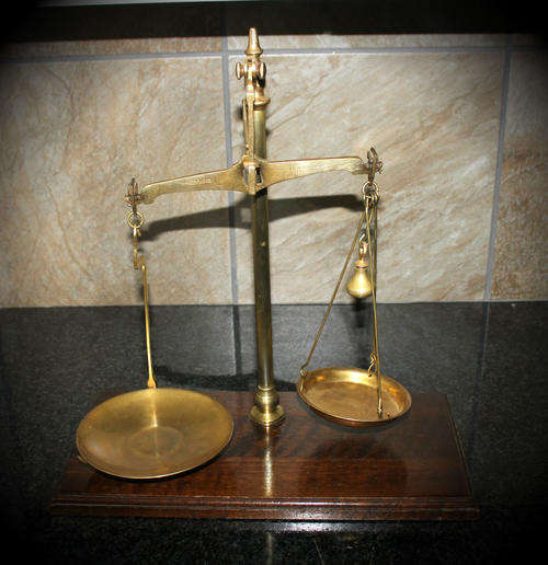 Large Antique librassco Balance scale - 430x407x205mm