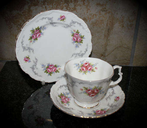 Royal Albert Bone China  Trio  "TRANQUILITY"   England