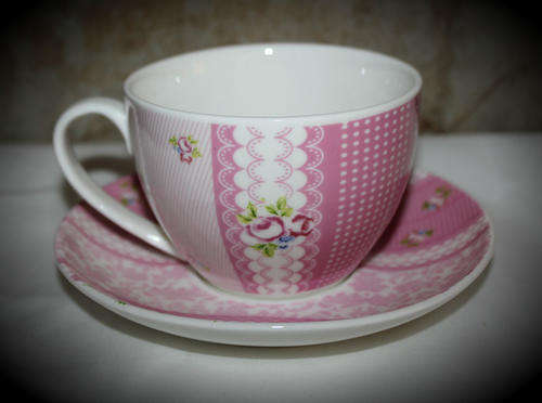 Duo Cup and saucer  cup= 70x95x125 saucer=149mm still in packaging