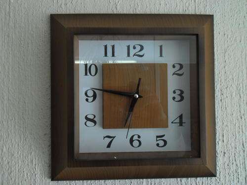 wooden framed wall clock 2