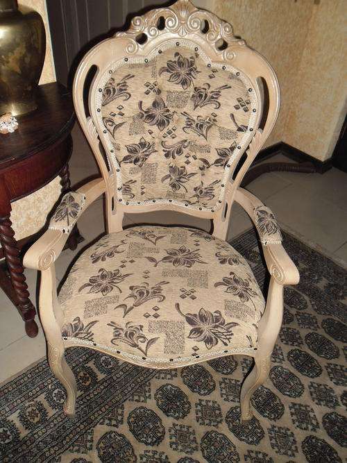 A pair of louis styled chairs