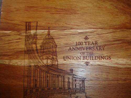 *2013 Protea Silver R2 and R2 Proof Coin Union Building 100Yr Set *