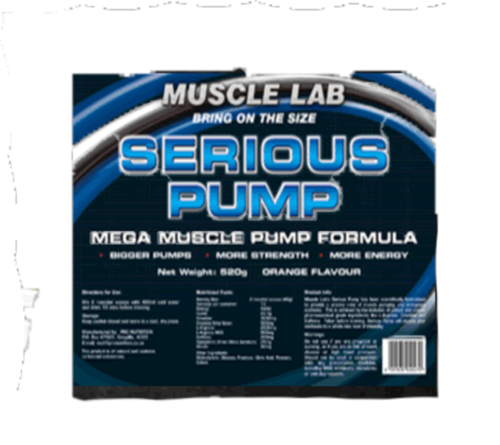 MUSCLE LAB - Serious Pump 520g