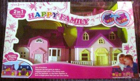 Happy Family 2 in 1 Carry along mini House