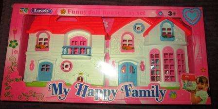 My Happy Family Doll house with Furniture