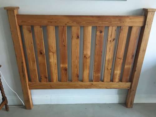 headboard oregon pine