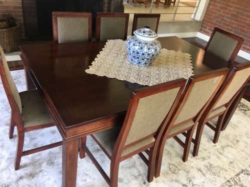 Mahogany dining set