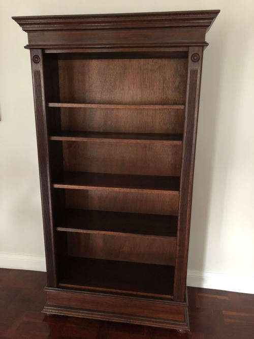 Mahogany bookcase