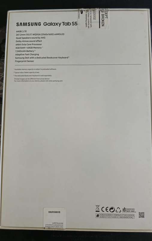 Samsung Galaxy Tab S5e - 64GB - LTE