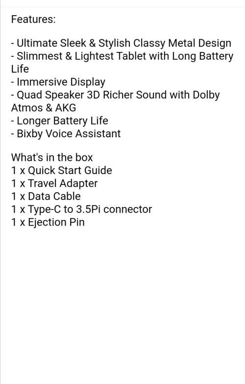 SAMSUNG TAB S5e LTE 10.5"