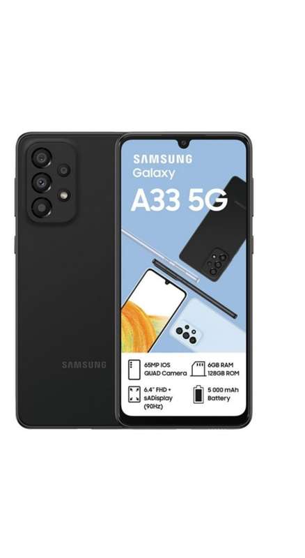 SAMSUNG GALAXY A33 5GGB DUAL SIM-AWESOME BLACK