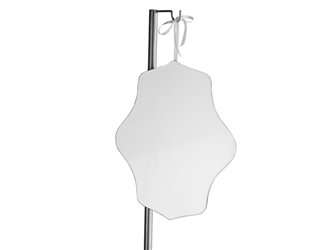 @HOME | SMALL ROMANCE WALL MIRROR + RIBBON | 48 x 38cm
