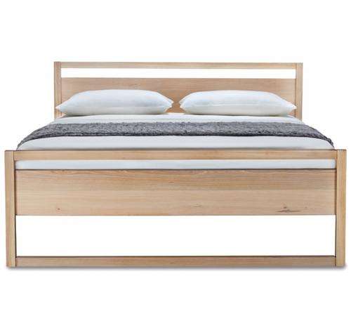 SALE | DARK LOMBOK WOOD CONTEMPORARY SPATI BED | QUEEN EXTRA LENGTH | WITH MATTRESS | WEYLANDTS