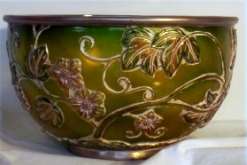GOLD + GREEN RESIN BOWL / ORNAMENT | LIMITED CLEARANCE SALE | OFFERS ON ANY PRODUCTS ARE CONSIDERED