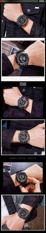 100 meter Waterproof Swimming / Diving Digital Full function sport orientated watch.