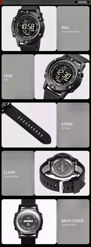 100 meter Waterproof Swimming / Diving Digital Full function sport orientated watch.