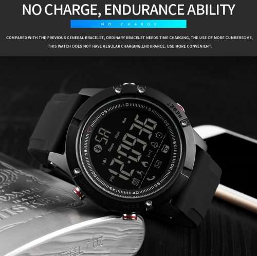 Metal Case 50m Waterproof, Bluetooth Android / Apple ios, Sync, Digital Full Function Watch,Quality