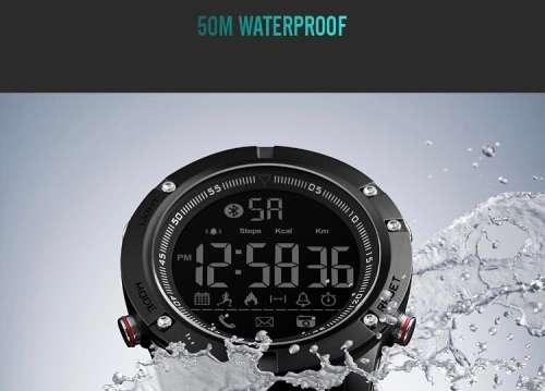Metal Case 50m Waterproof, Bluetooth Android / Apple ios, Sync, Digital Full Function Watch,Quality