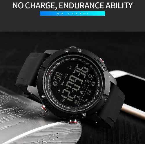 Metal Case 50m Waterproof, Bluetooth Android / Apple ios, Sync, Digital Full Function Watch,Quality