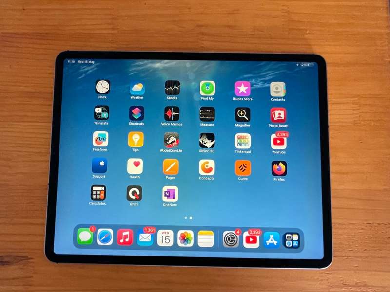 iPad Pro, 12.9 inch (3rd gen) (2018) 512Gb, Wifi Dual band and Cellular 5G. Working Perfectly.