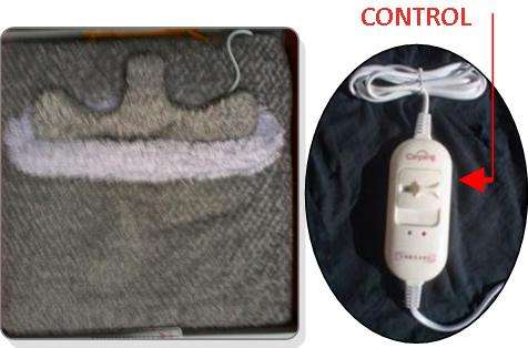 VERY VERY WARM Electrical Foot Warmers / Heated lap or back Cushion Heater -many colors