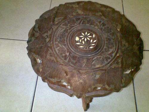 Handcarved coffee tables x 2 - beautiful detail!