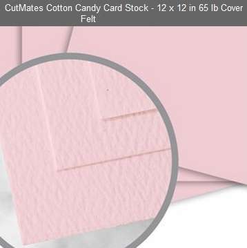 CUTMATES12x12" COTTON CANDY - The card stock that cuts like butter