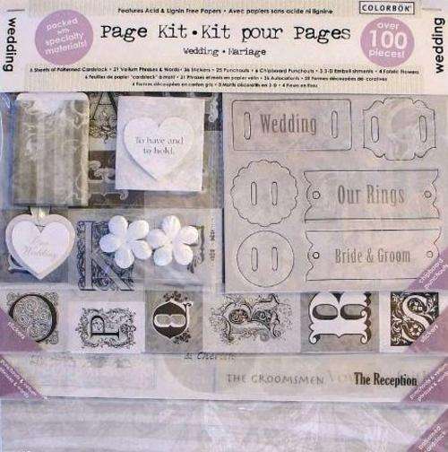 WEDDING SCRAP KIT - 100 Pieces (Complete 6+ pages)