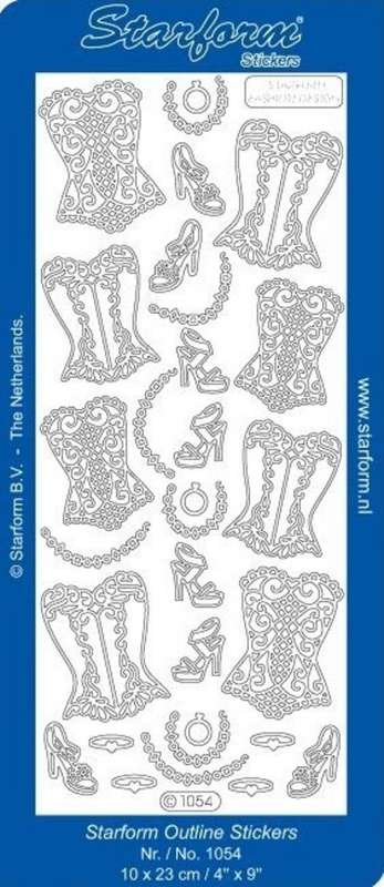 STARFOAM PEEL-OFF CORSETS GOLD     *** SPECIAL***