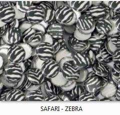 CARD CANDI  - SAFARI ZEBRA 4g   *****NEW IN SA****
