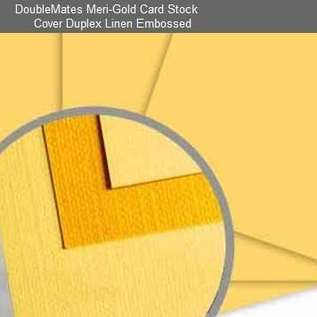 DOUBLEMATES CARD STOCK - MARIGOLD 12x12