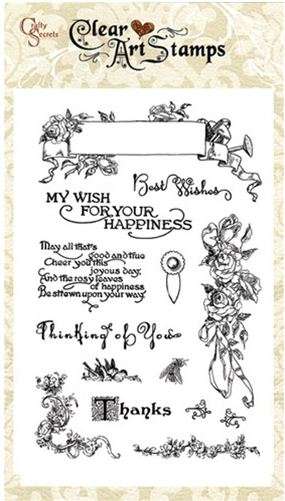 ACRYLIC STAMPS - CS ROSY