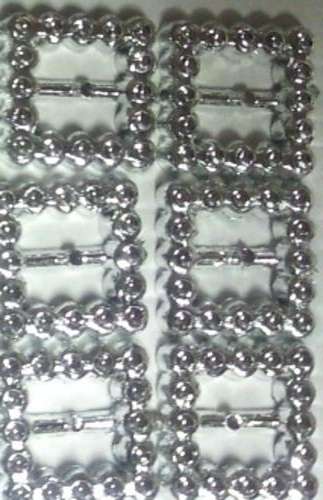 RIBBON BUCKLE SMALL SQUARE 15x10mm (10)