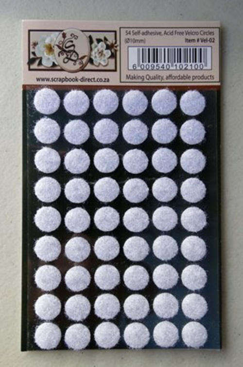 VELCRO SELF ADHESIVE 10mm ROUND