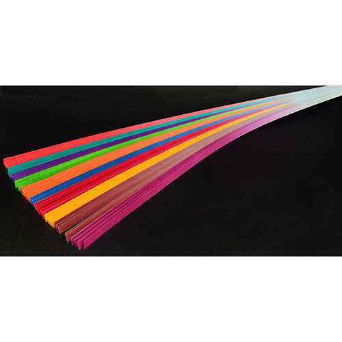 3mm QUILLING PAPER GRADUATED MIX (100)