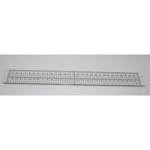 TCR METAL EDGE RULER & STITCHING HOLES