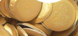 CARD CANDI  - GOLD BAR 2g  (Legless Brads)