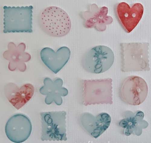 SHRINK PLASTIC - CLEAR    Make your own buttons **BEST PRICE EVER***