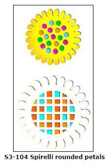 SPELLBINDER S3- 104  SPIRAL FLOWER DIE *** SALE ***