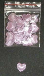 10mm PEARL HEARTS - LILAC