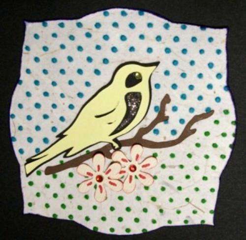 9cm BIRD TOPPER